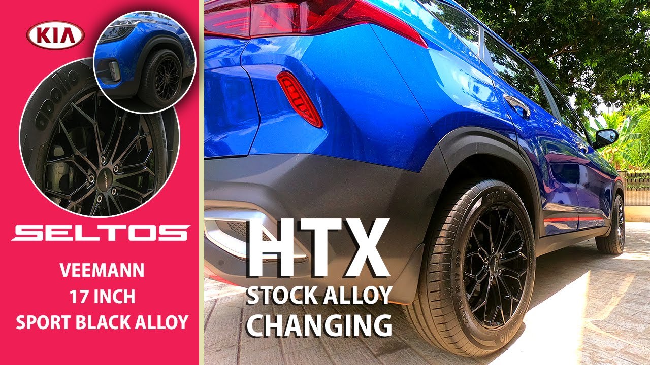 Kia Seltos 17inch  Alloy Changing