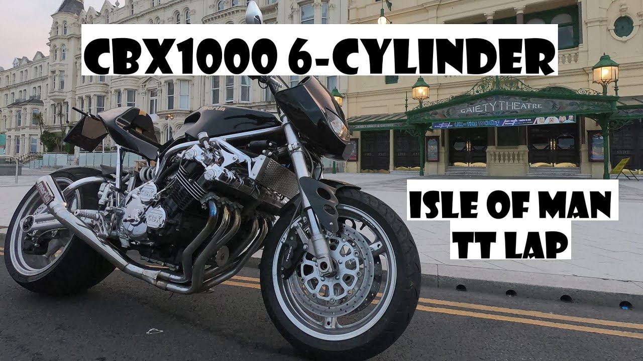 Honda CBX1000 Moto Martin, Isle of Man circuit lap, best motorbike sound