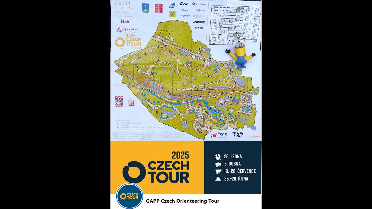 GAPP Czech O-Tour 2025, Prague Zoo sprint orienteering 26 January 2025