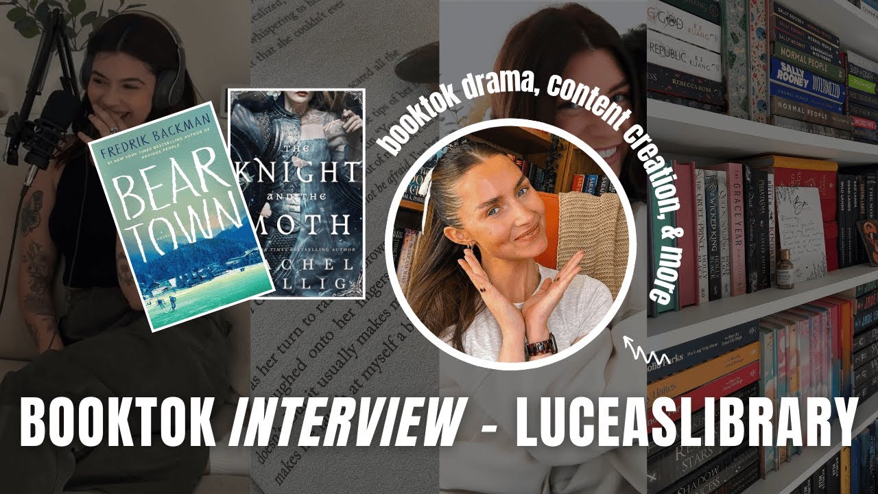 Booktok drama and content creation? Spilling the tea with Luceaslibrary! 📚