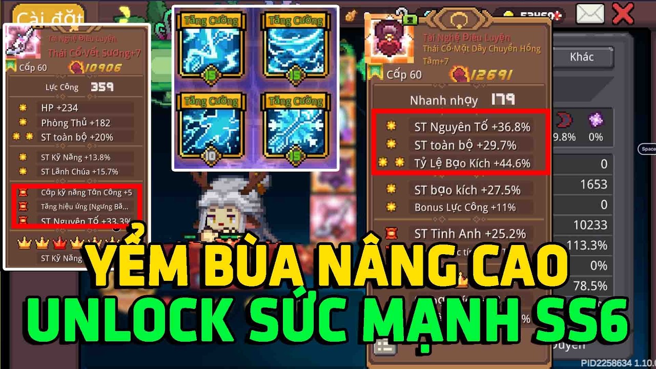 *Yểm Bùa Nâng Cao* Xem Hết Clip Và Unlock 90% Sức Mạnh Mùa SS6 Soul Knight Prequel