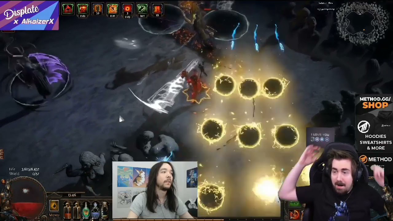 POE Zizarian and Shopify Rebellion Gaunlet Alkaizer Uber Elder fight