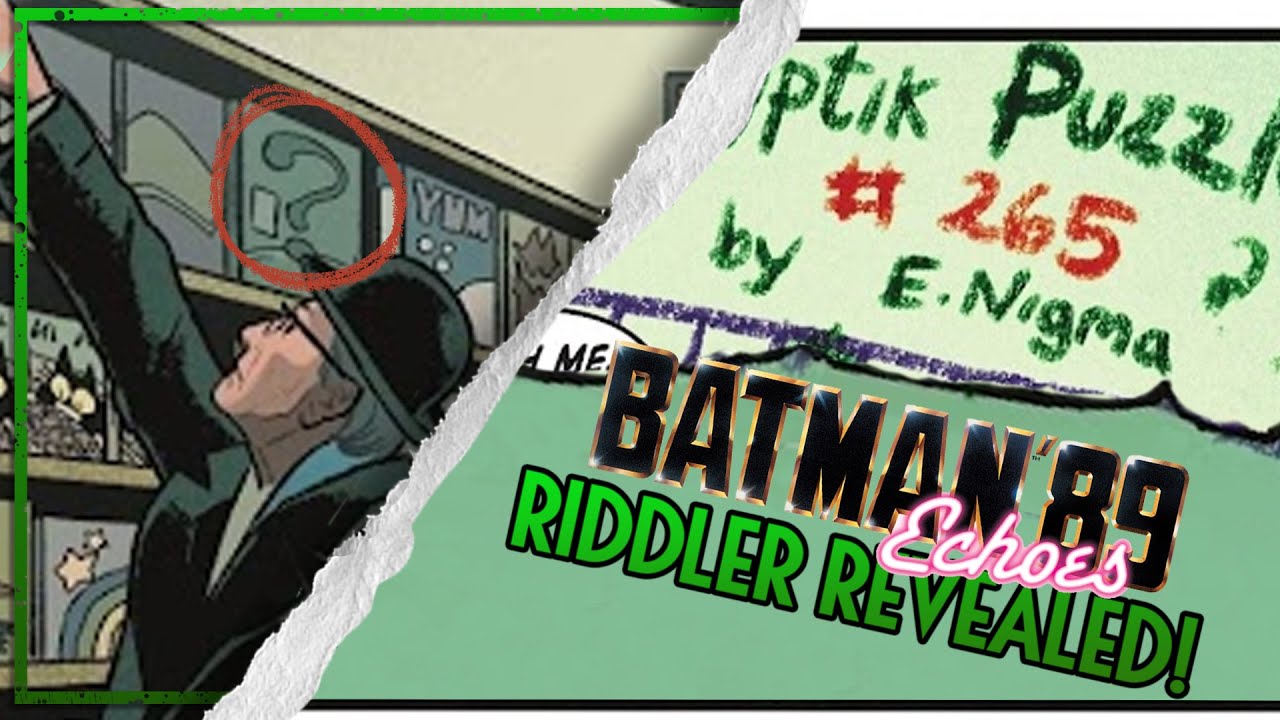 Batman 89 Echoes #2 - The Riddler Revealed - Easter Eggs & References Deep Dive