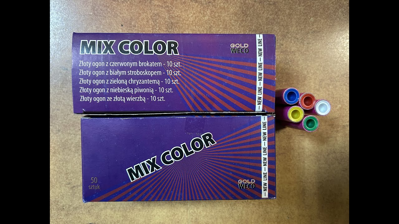 RACE PISTOLETOWE KOLOROWE MIX COLOR GWR30 GOLD WECO -   NOWOŚĆ!!!