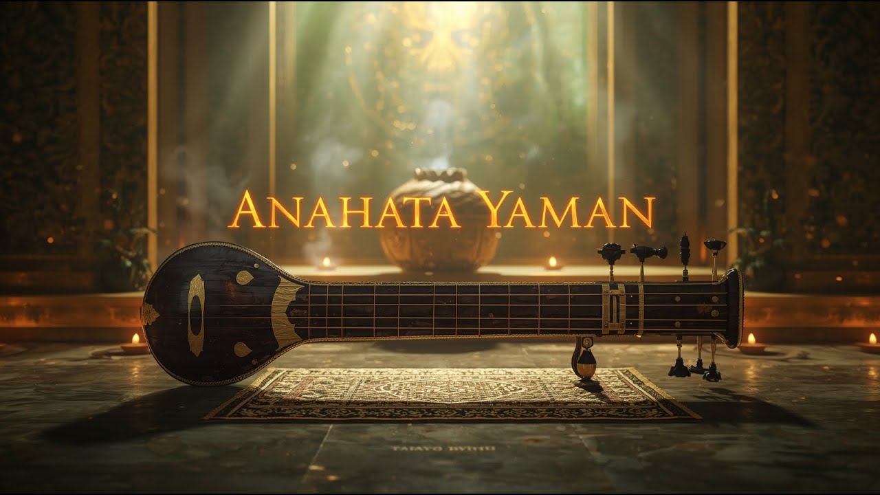 ANAHATA YAMAN 🌿 Soulful Setar Meditation | Raag Yaman Instrumental for Yoga & Deep Relaxation