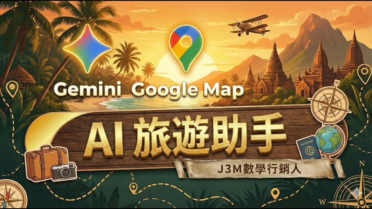 用 Gemini &times; Google 規劃旅行，AI 教學帶你快速完成旅程安排