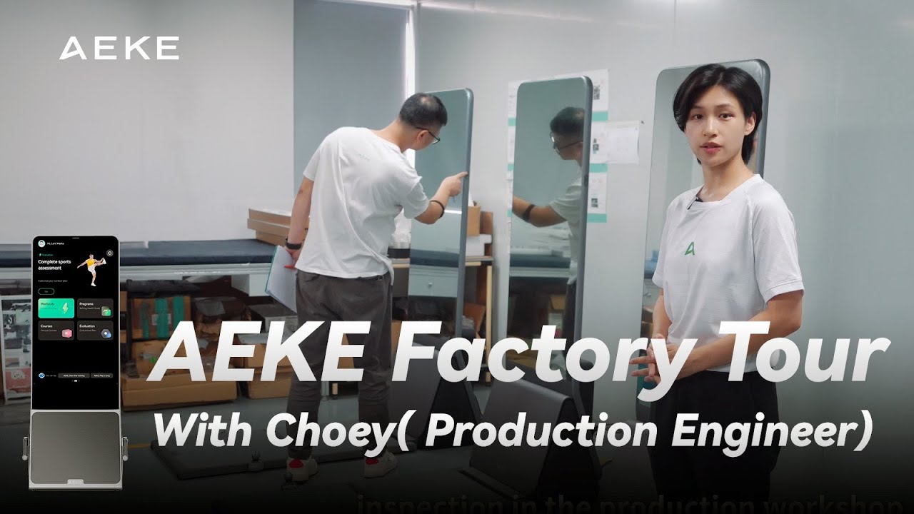 AEKE Factory Tour with Choey | How the Smartest AI Home Gym is Made