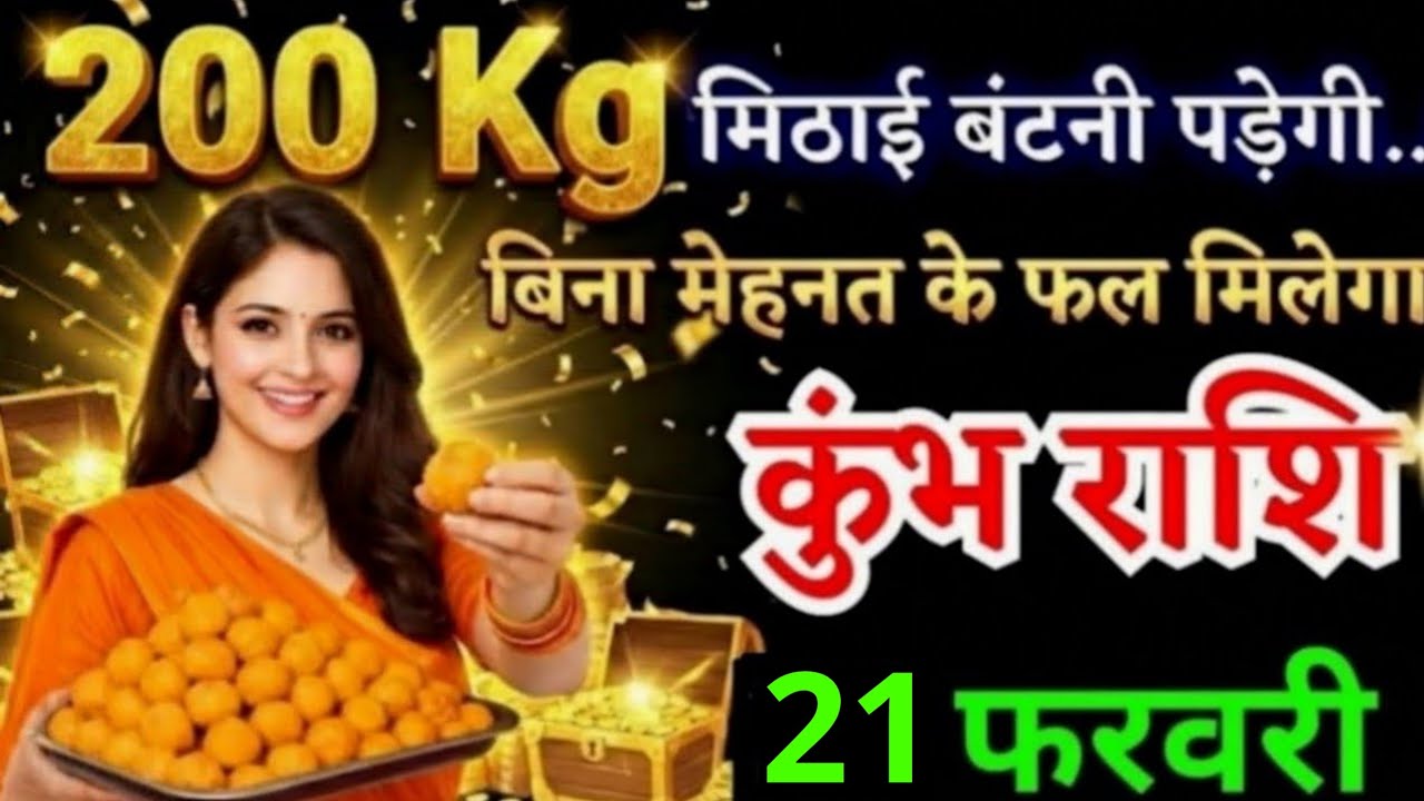 10 फरवरी, कुंभ राशि वालों 200  किलो मिठाई बंटनी पड़ेगी, Kumbh Rashi, Aaj Ka Rashifal
