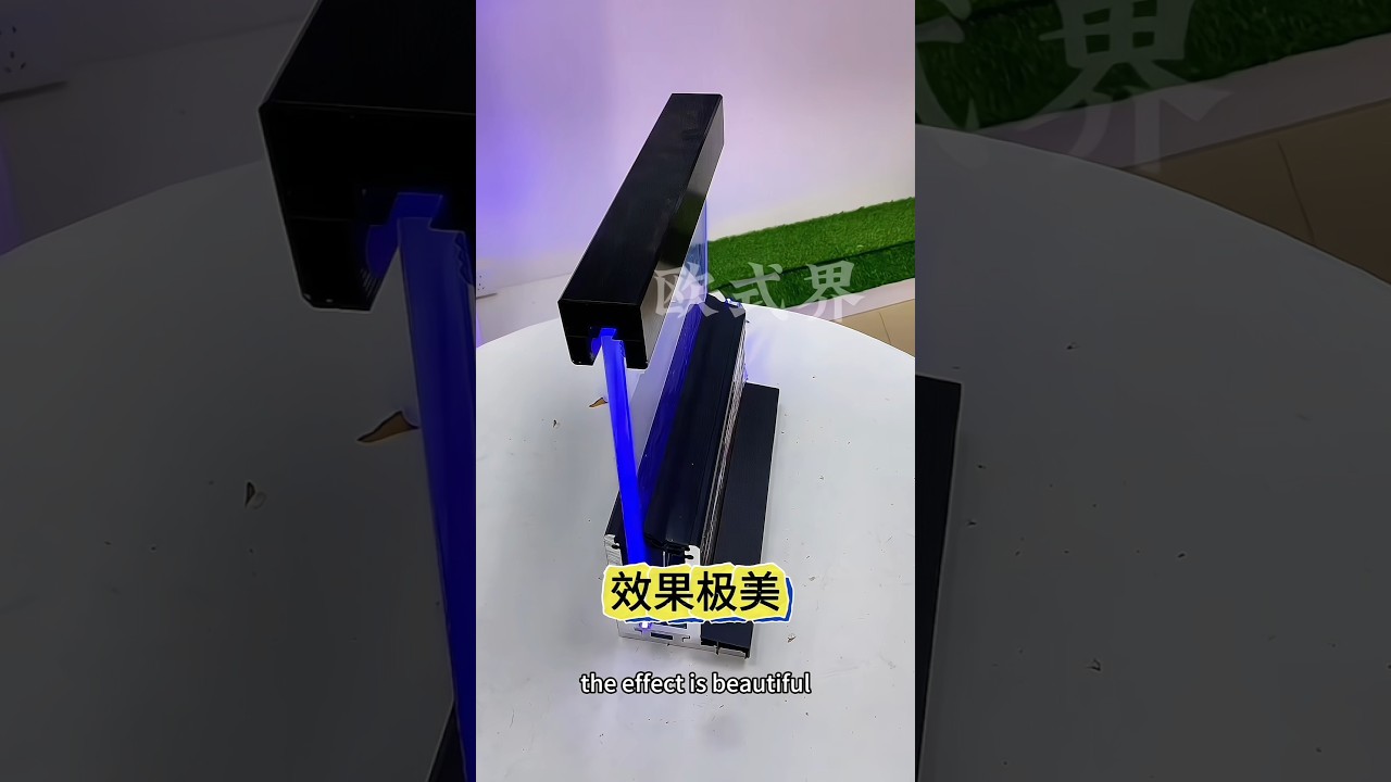 玻璃护栏#Balcony guardrail #Aluminum alloy floor trough #Frameless glass guardrail