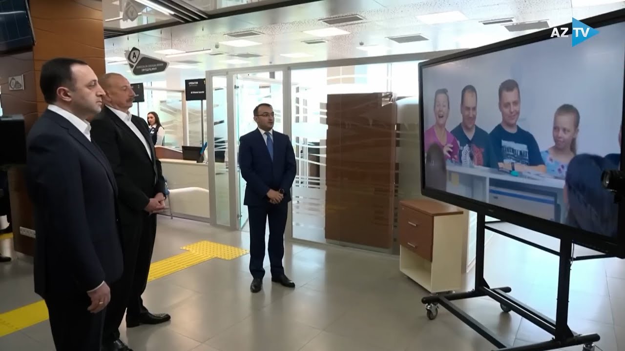 Gürcüstanın Baş naziri Qəbələ “ASAN xidmət“ mərkəzində - AzTV 07.04.2023