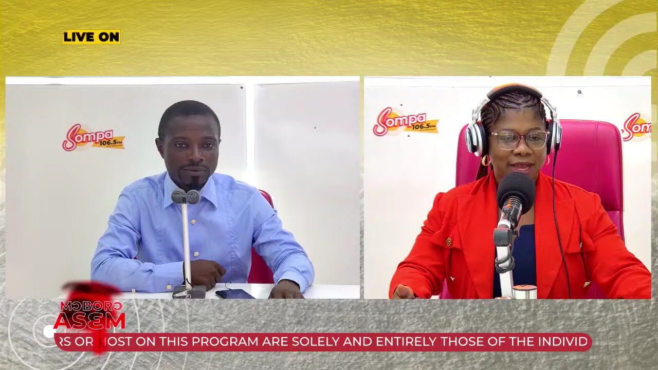 MↃBORↃ ASEM LIVE ON SOMPA 106.5 FM WITH OHENEYERE YEBOAA & APAM DADAA [02-17-26] BY AUGUSTINE