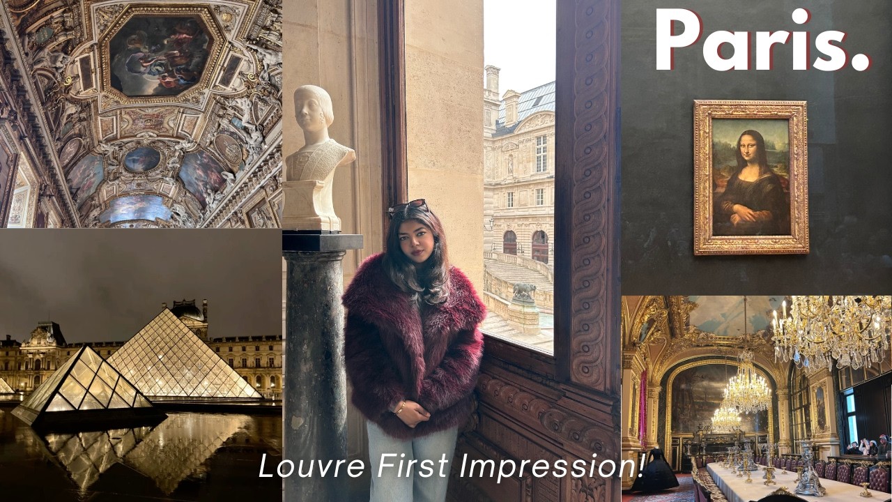 PARIS VLOG| Louvre Museum First Visit + Viral Paris Eats You Must Try!