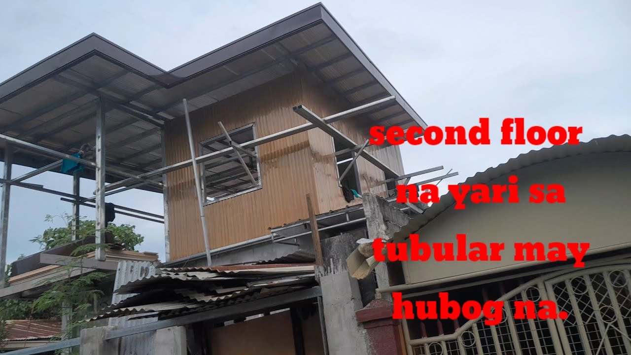 second floor na gamit ay tubular may buhog na