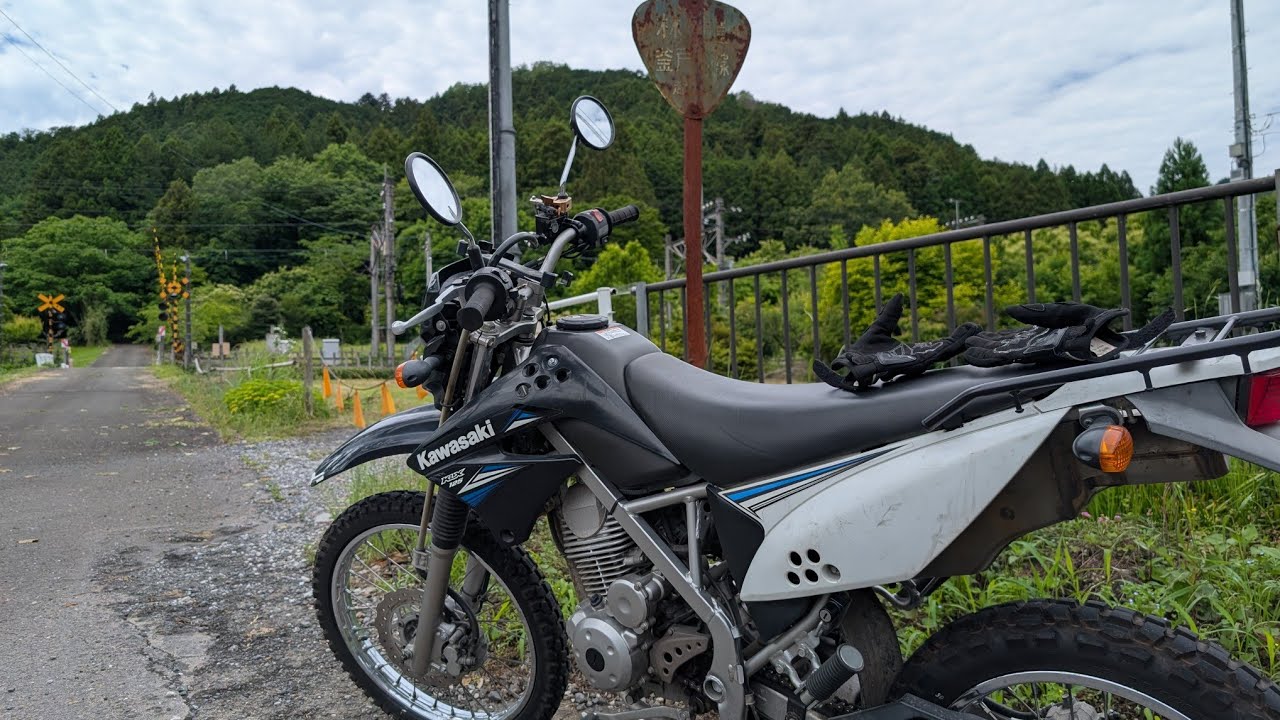 【KLX125】埼玉　林道釜戸谷線　珈琲とたい焼き♪