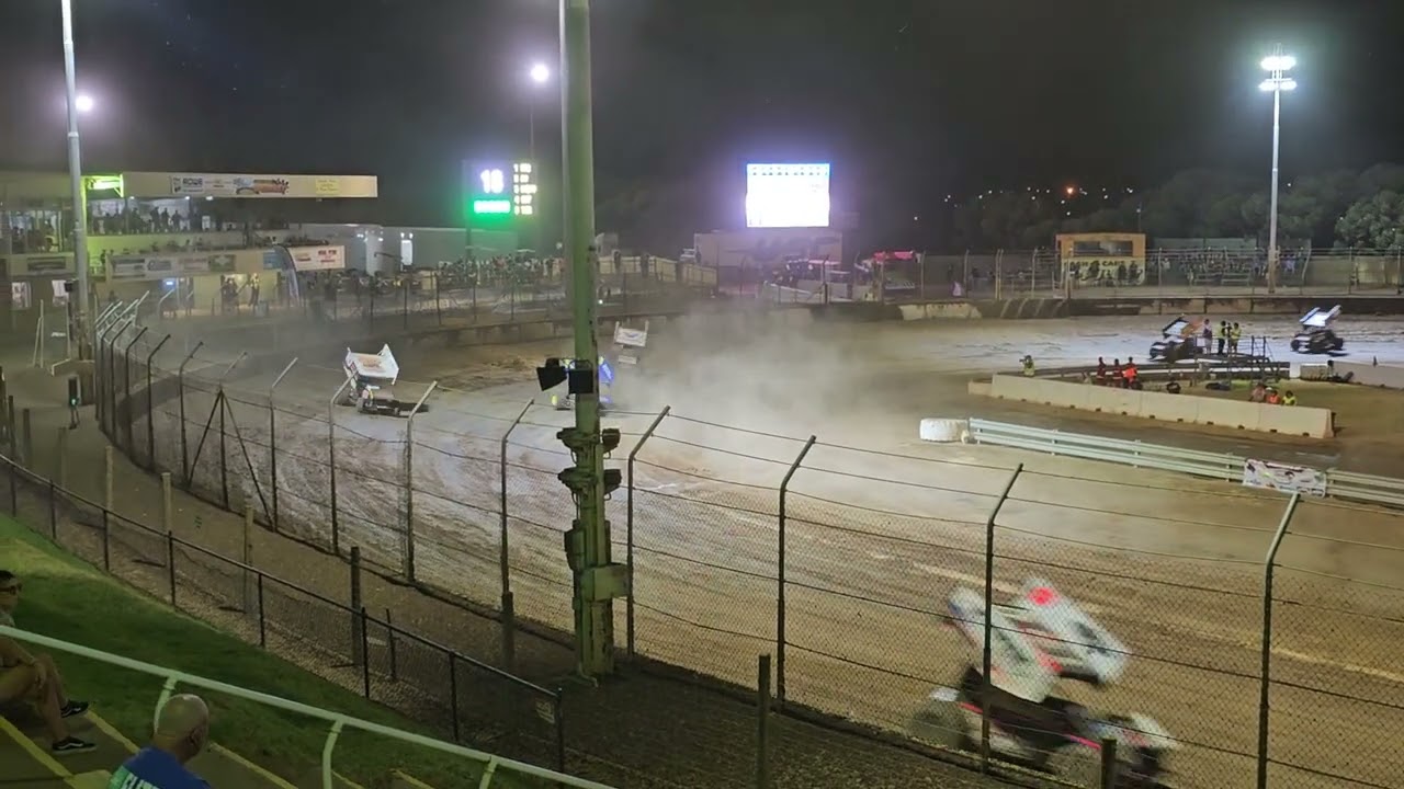 Australian Sprintcar Masters Night 1 Murray Bridge speedway 2024 A main