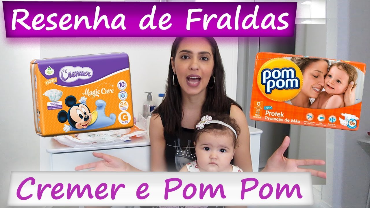 Resenha de Fraldas - Cremer e Pom Pom
