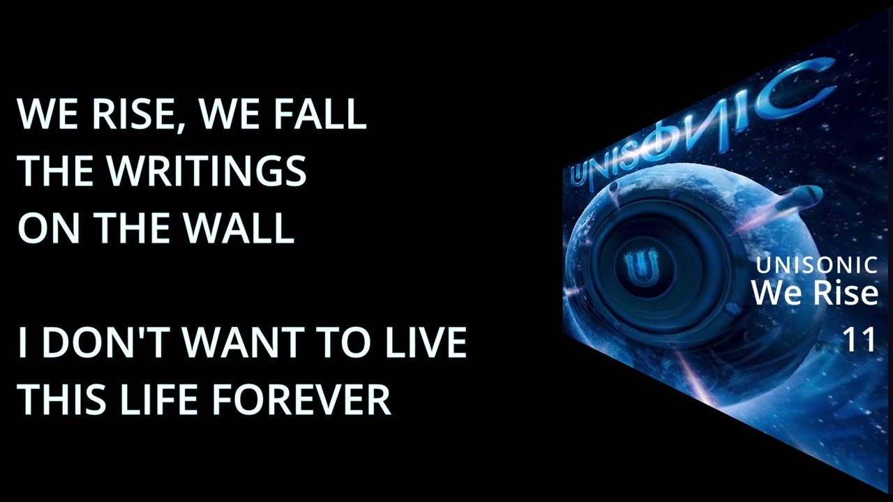 UNISONIC WE RISE standing Lyrics UNISONIC 2012