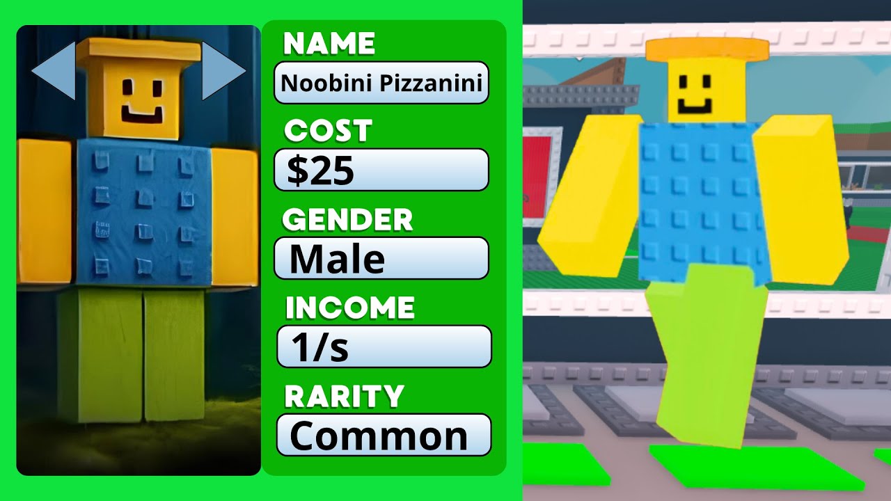 Top 100 Roblox Steal a Brainrot Animals Character Descriptions | From Common to Secret!