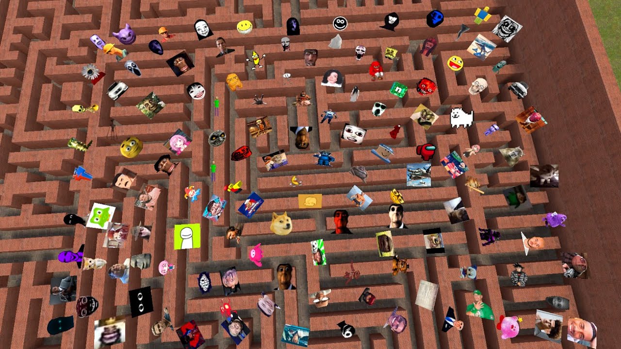 Nico's Nextbots Maze in Garry's Mod!