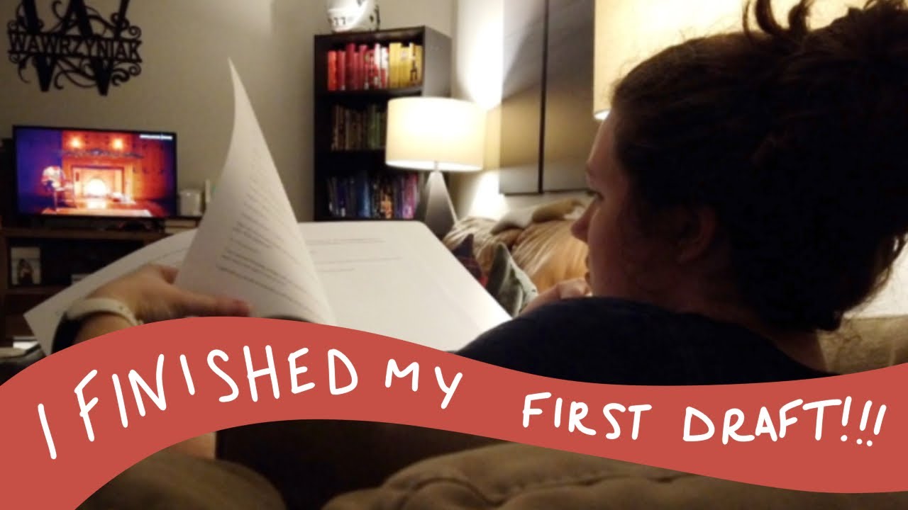 I finished the first draft of my fantasy book! // printing out my manuscript & using Save the Cat!