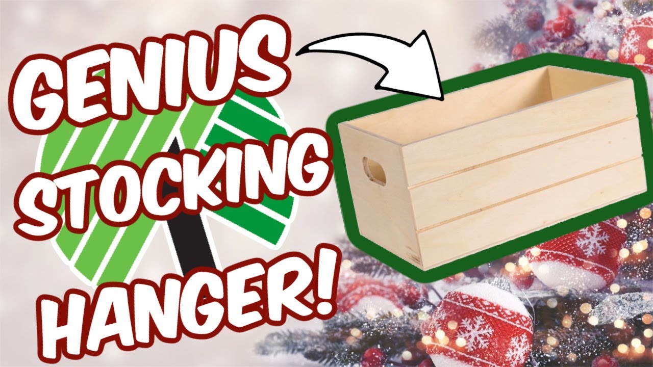 GENIUS STOCKING HANGER | MUST SEE Dollar Tree DIY