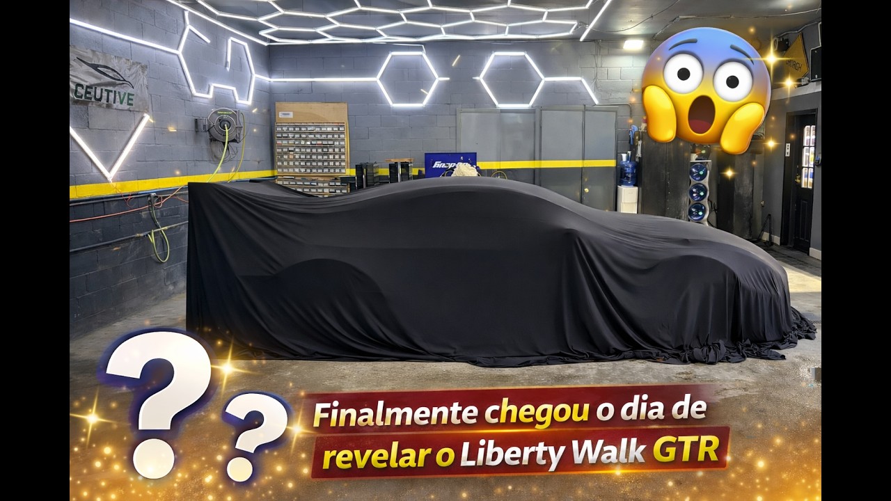FINALMENTE CHEGOU O DIA DE REVELAR O LIBERTY WALK GTR BLUZILLA 2.0!