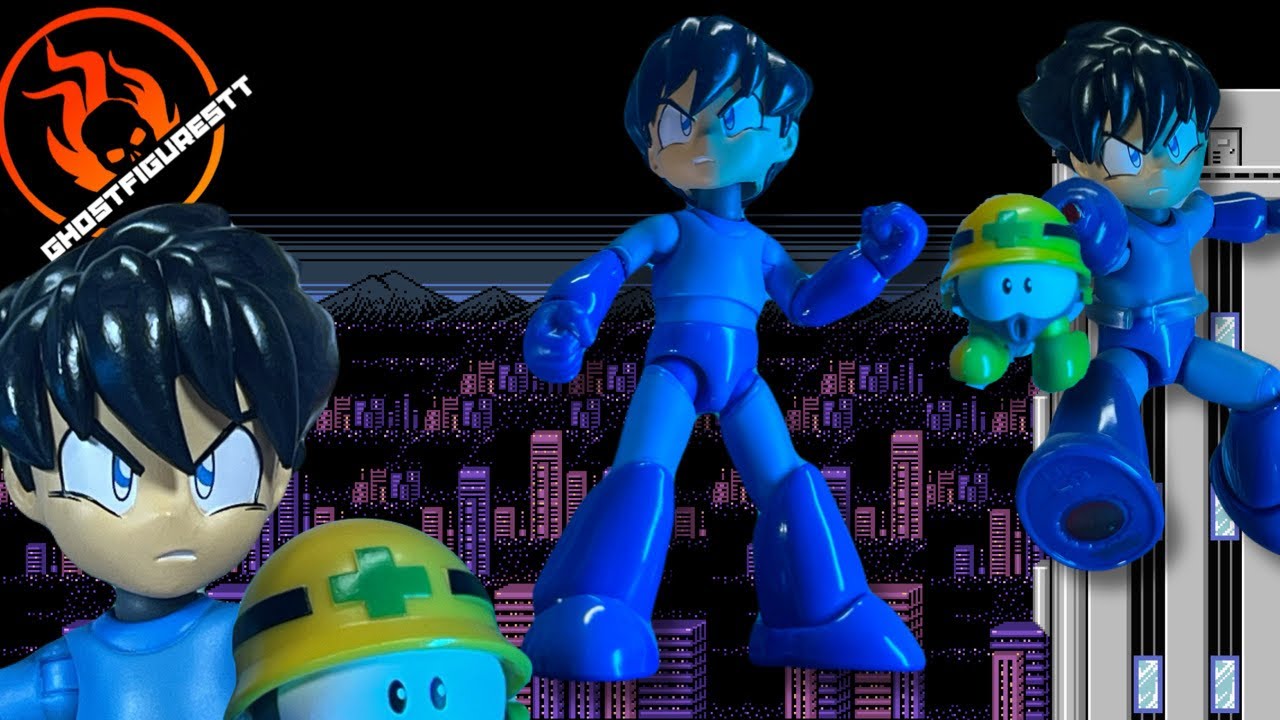 Обзор фигурки Mega Man (без шлема) от Jada Toys |