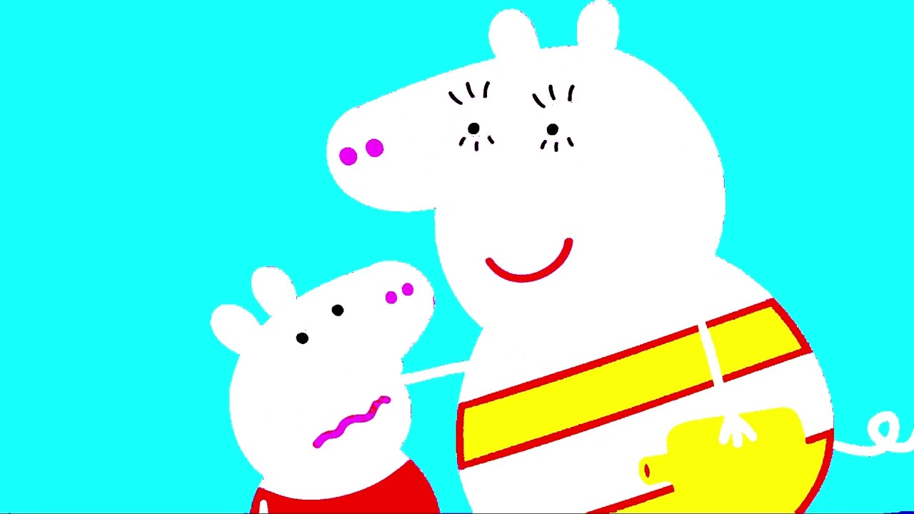 Peppa pig-because it's hot you have to wear sunscreen. (Sponsored Gamavision Csupo Effects )
