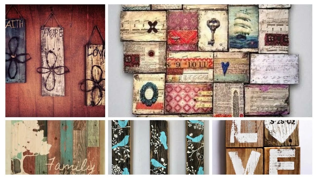 50 удивительных идей настенных рамков, сделанных из поддонов и старого дерева
