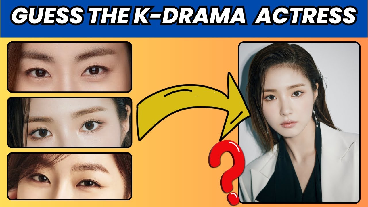 Guess The K-Drama Female Actor By Their Eyes | Korean Actors | Guess The Quiz