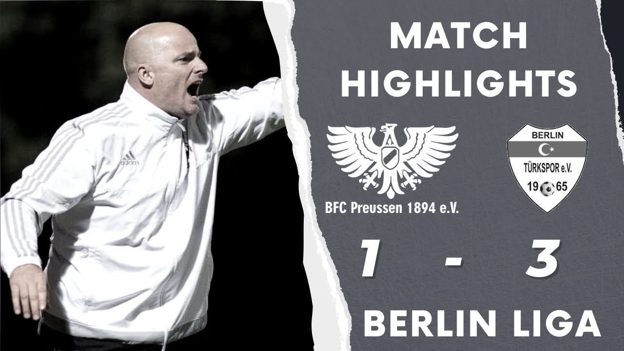 Bfc Preussen - Türkspor HIGHLIGHTS | 20. Spieltag BERLIN LIGA | BFC PREUSSEN TV