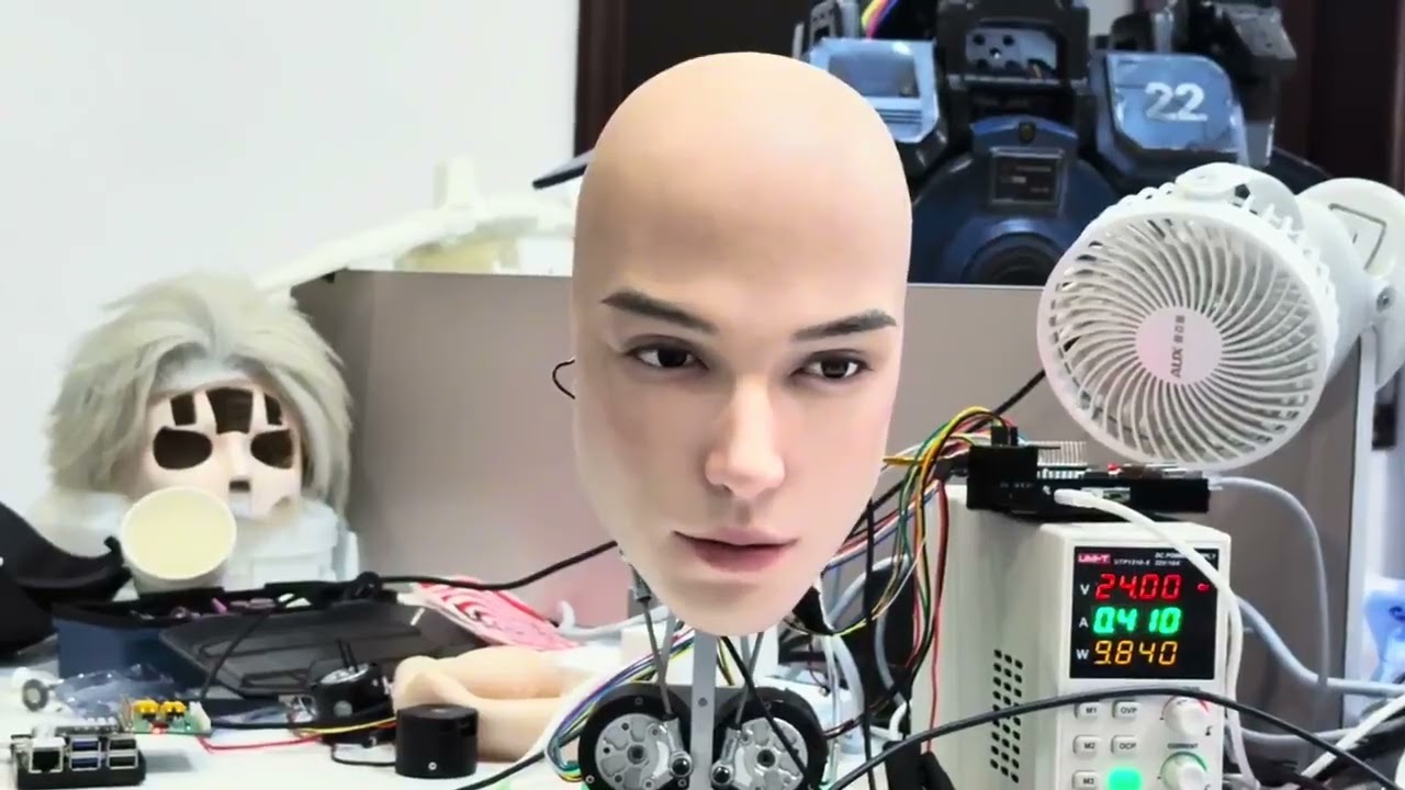 Chinese tech company develops lifelike robot face