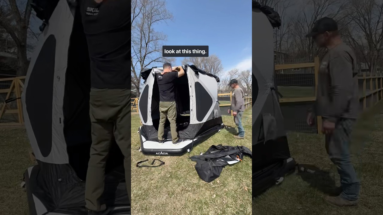 It&rsquo;s called a space tent. #camping #tent #glamping #outdoors