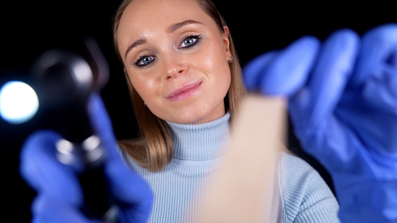 ASMR | Doctor does your ENT exam (ears, nose & throat)