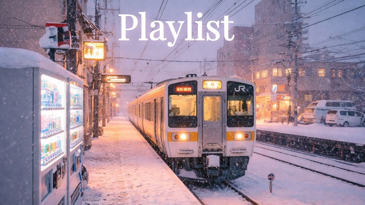 [playlist] 도쿄의 겨울, 감성 터지는 겨울 플레이리스트 ✨l 이런 날 딱 듣기 좋은 노래 🌿l 공부·작업할 때 Lofi Chill Pop