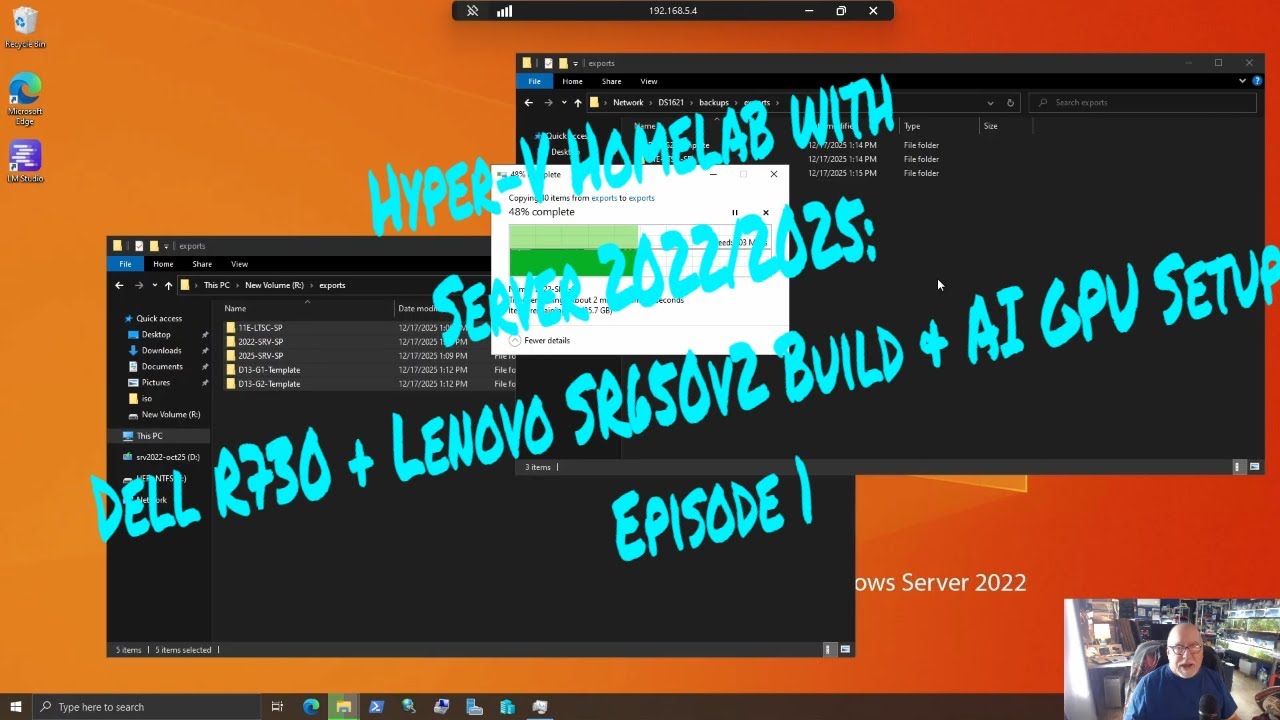 Домашняя лаборатория Hyper-V с сервером Server 2022/2025: сборка Dell R730 + Lenovo SR650v2 и нас...