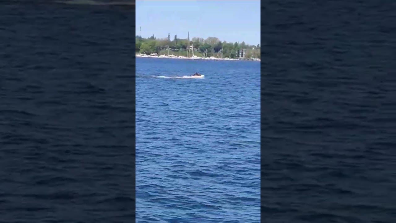 a boat running very fast