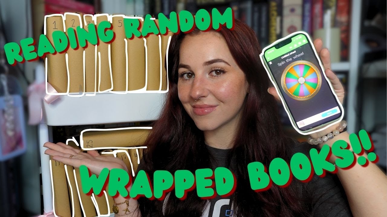 Случайно выбираю упакованные книги из своего адвент-календаря 📚 видео о чтении