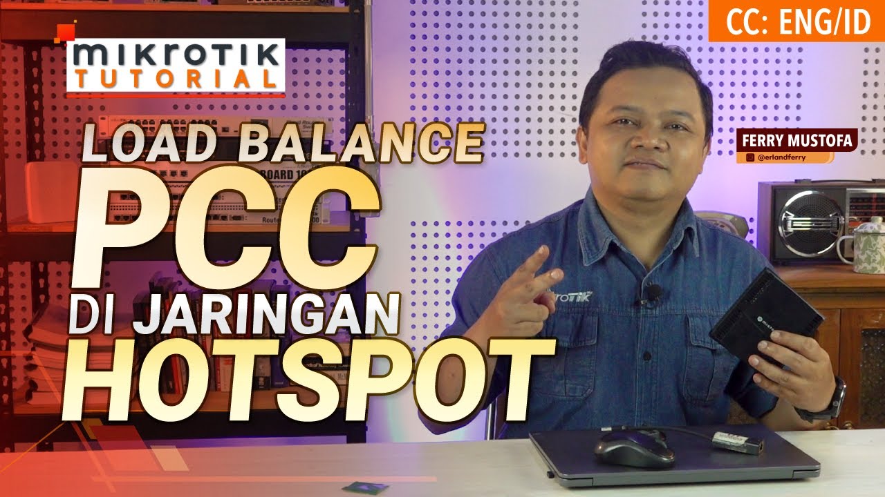 Load Balance PCC Di Jaringan Hotspot - MIKROTIK TUTORIAL [ENG SUB]