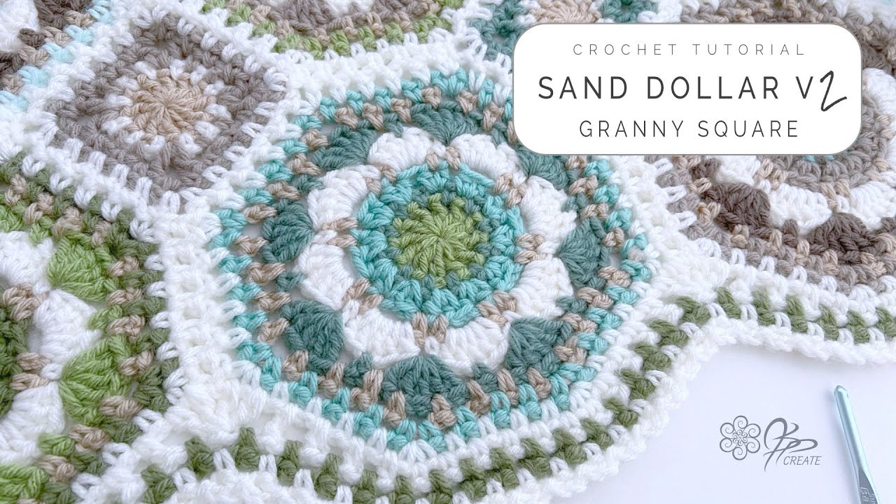 Granny Square Remix: Sand Dollar Octagon for Coastal Calm Throw