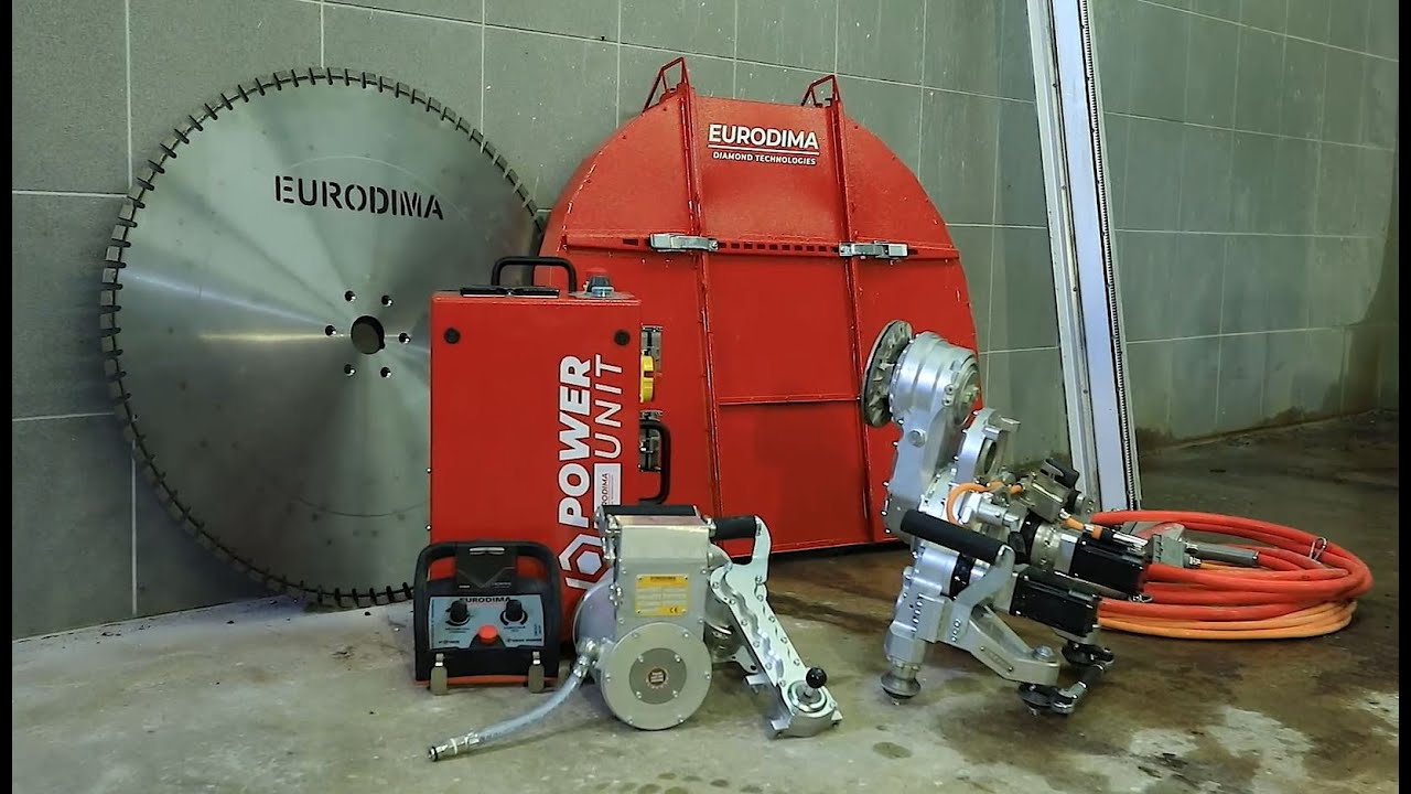 EURODIMA Wandsäge WS20 - Aufbau und Funktionstest