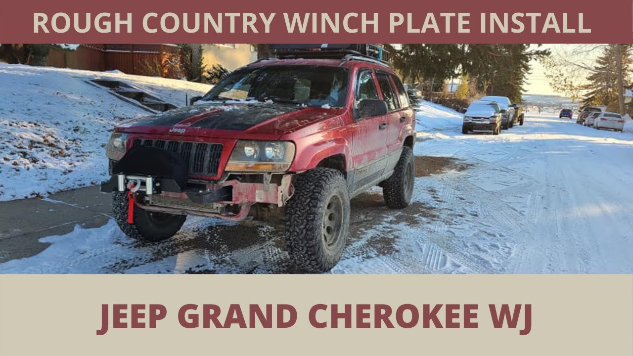 Rough Country Jeep Grand Cherokee WJ Winch Plate Install