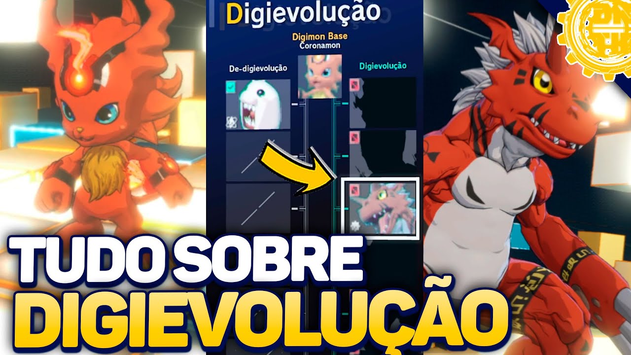 O GUIA COMPLETO DE DIGIEVOLUÇÃO em Digimon Story Time Stranger