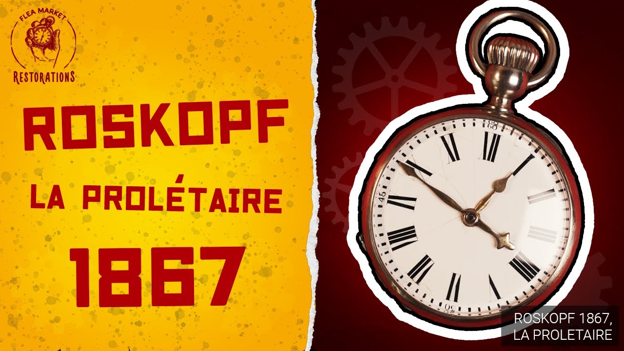 Legendary Rare Watch Restoration | Roskopf La Prolétaire 1867 | 4K ASMR Video