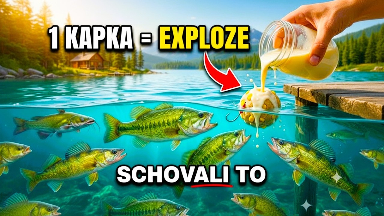 Ryby berou okamžitě a ztrojnásobí váš úlovek — stačí jednou ťuknout nástrahu!