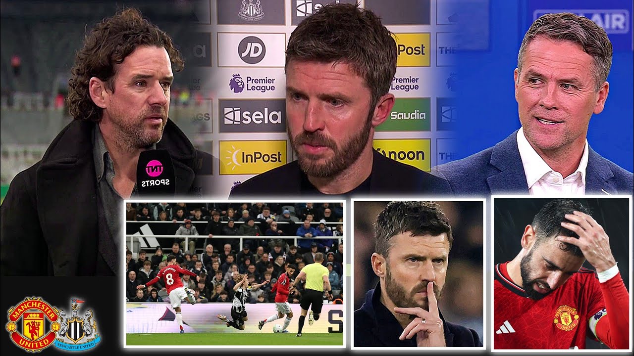 Newcastle vs Man United 2-1 Michael Carrick First Defeat 🥲 | Michael Carrick reaction