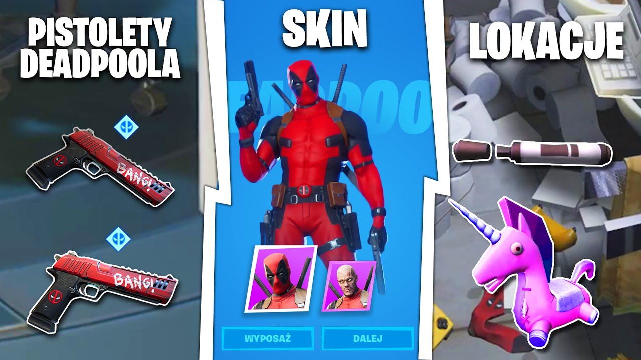 Fortnite: Odblokuj skina Deadpoola! (PORADNIK DO WSZYSTKICH WYZWAŃ) Tydzień 1 - Tydzień 8