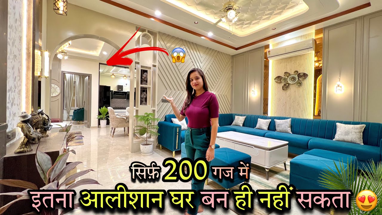Inside 200Gaj 4BHK Super Luxury Modern House in Jaipur इसे देखने के बाद और कोई घर पसंद नहीं आएगा❤️