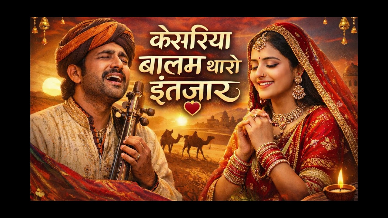 केसरिया बालम थारो इंतज़ार ❤️ | दर्द भरा राजस्थानी गीत 