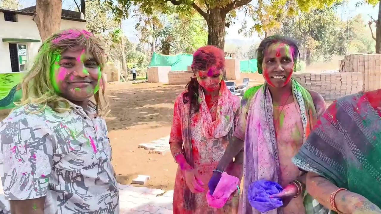 पुनर्वास केंद्र में पहली होली